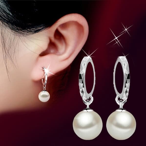 sample description for pearl earrings shirt