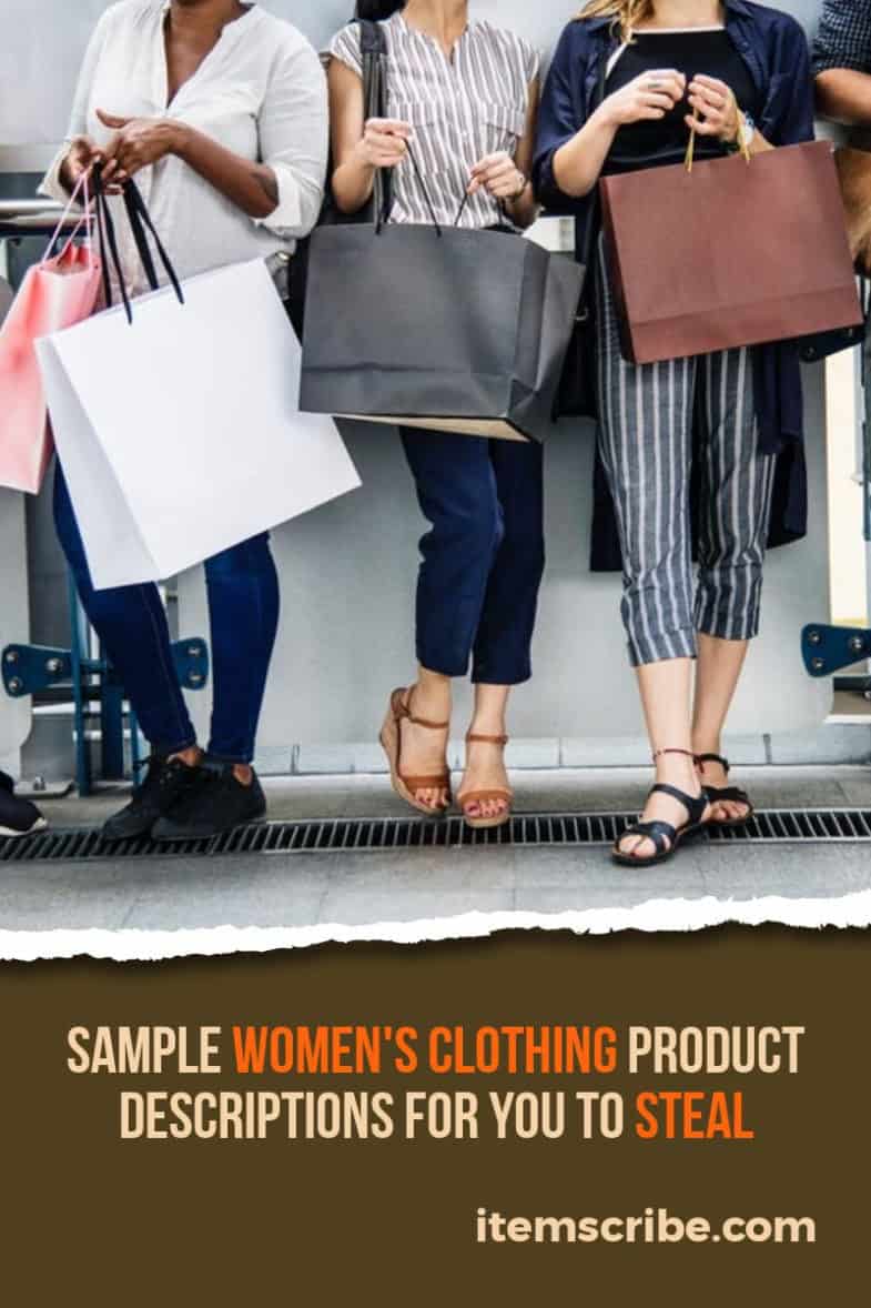 Product Description Examples - women - Item Scribe