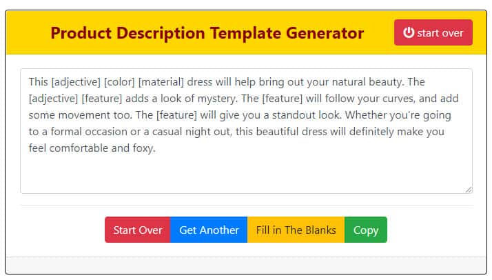 template generator 3